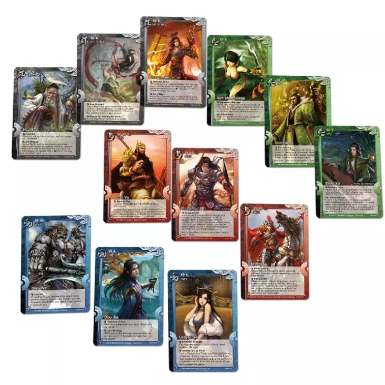 【中国直邮】游卡官方正版 三国杀国战英文版 策略推理休闲聚会桌游卡牌 5