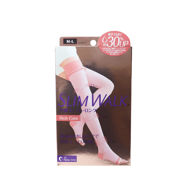 商品详情 - 日本 SLIM WALK 美腿塑型袜 M-L 1 pcs - image  0