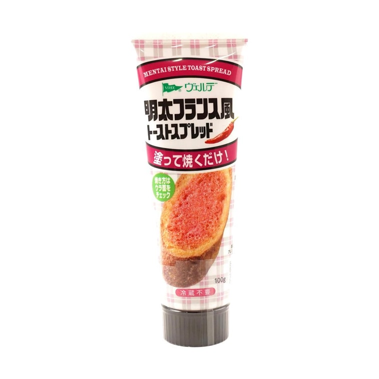 日本KEWPIE丘比 面包酱 吐司涂抹酱 法式香辣明太子风味 100g