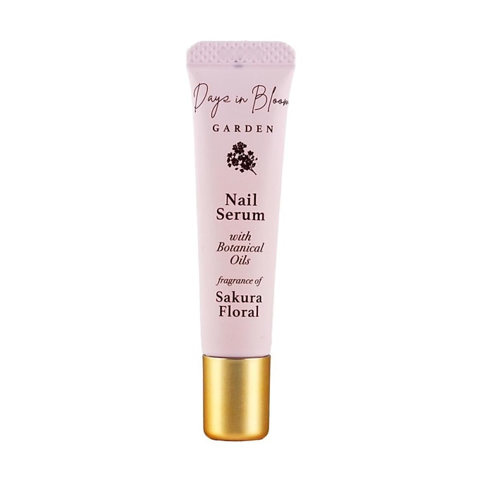 Days in Bloom Garden Nail Essence, Sakura Floral, 0.24 fl oz. - Repairs Dryness | Nourishing | Sensitive Skin Friendly