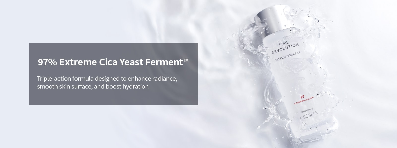 韓國 MISSHA 謎尚 Time Revolution 5X 精華保養套裝 – 初級精華液和晚霜 200ml