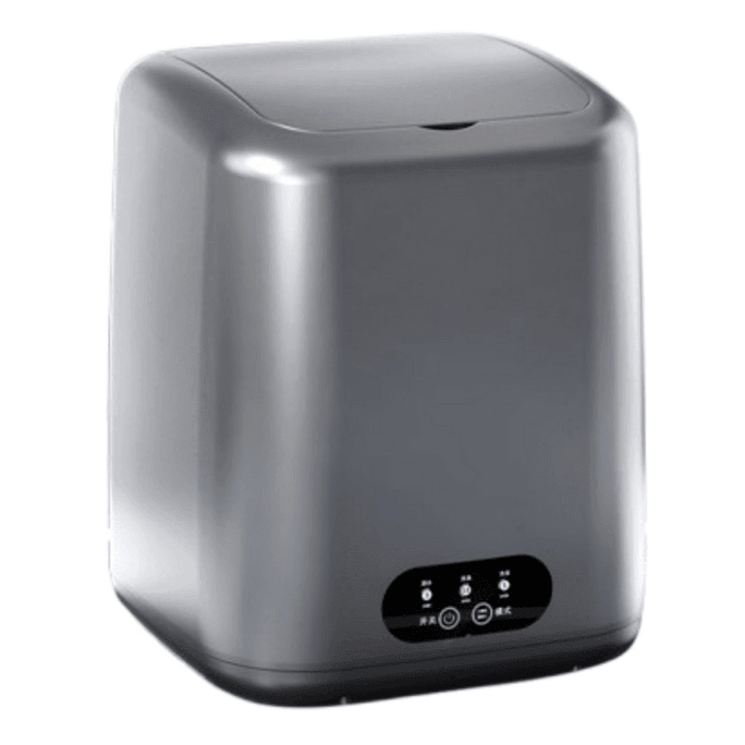 Mini Semi-automatic Washing Machine for Underwear and Pants 13L Silver Gray 1 Pack