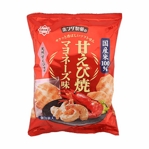 日本HONDA本田 甜虾烤蛋黄酱味米饼 55g【100%国产米】【天然甜虾】