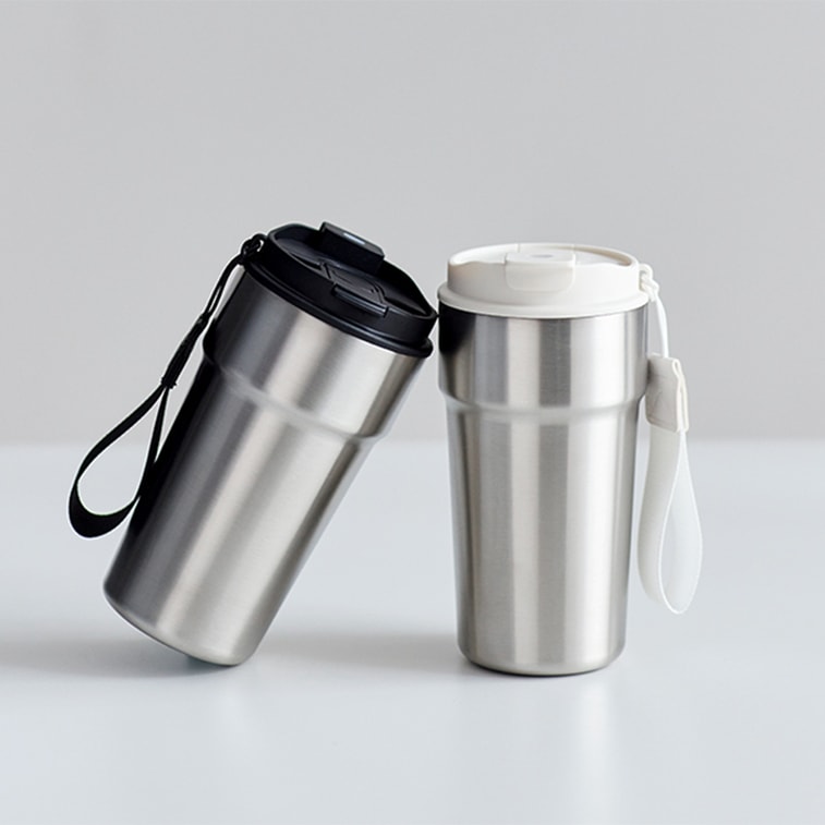 Insulated Stainless Steel Coffee Mug, Portable 500ml Water Cup, Travel Tumbler for On-the-Go Use 6