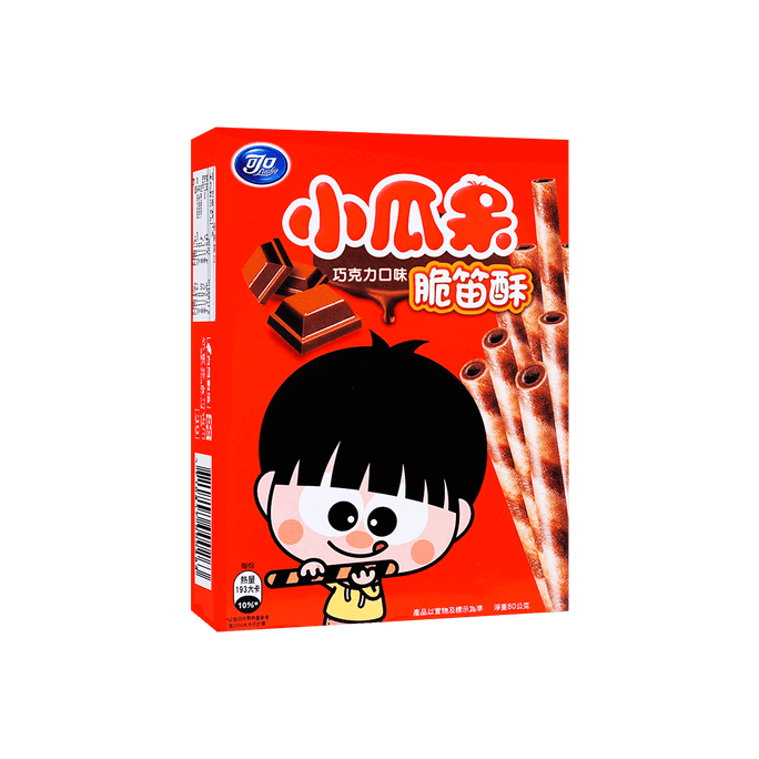 可口 小瓜呆 脆笛酥 巧克力口味 80g