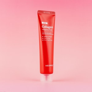 Red Lacto Collagen Wrapping Mask, 2.36 fl oz. - Glowy Skin | Elasticity | Minimize Pore Size | Long-lasting Moistuizing