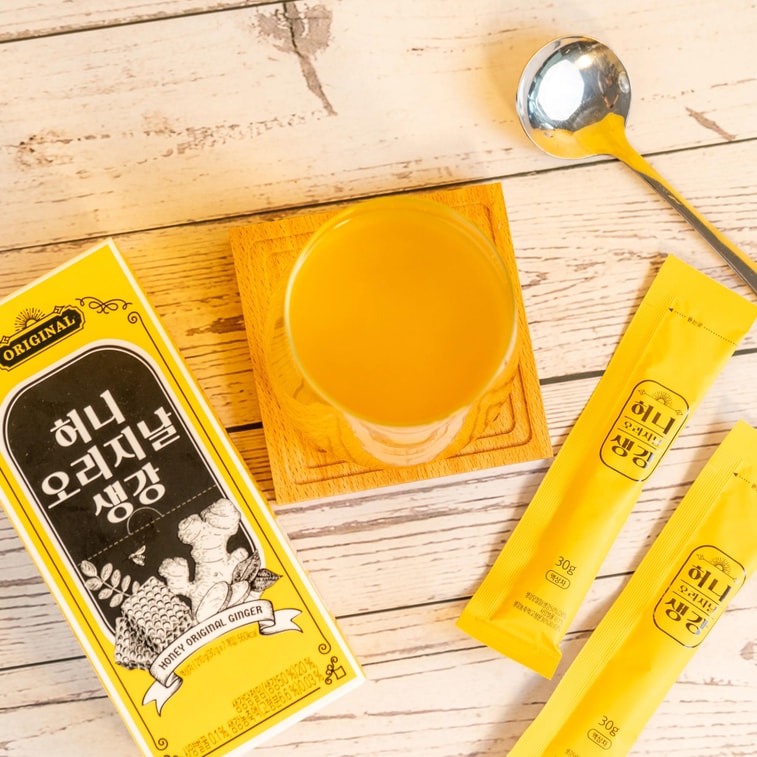 Honey Original Ginger Tea sticks 1.06 oz x 7 sticks 3