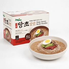 韩国JAYONE 小麦冷面 浓郁鲜美高汤味 496g*4包 1.98kg 【韩式冷面酸甜风味】【内含梨与洋葱秘制调味酱】【夏日必备】