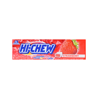 HI-CHEW Soft Chewy Fruit Candy Strawberry Flavor 50g