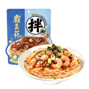 Queen's Flower Instant Stir-Fry Noodles Classic Hong Kong Style Rich XO Sauce Stir-Fry Noodles 143.1g*2 bag