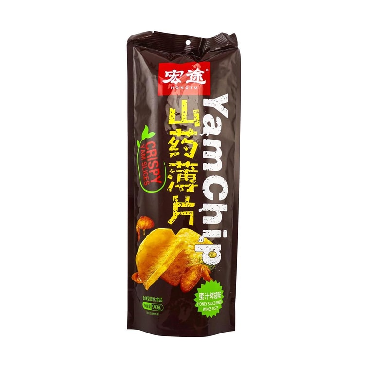 宏途 山藥脆片 蜜汁烤翅味 90g 3