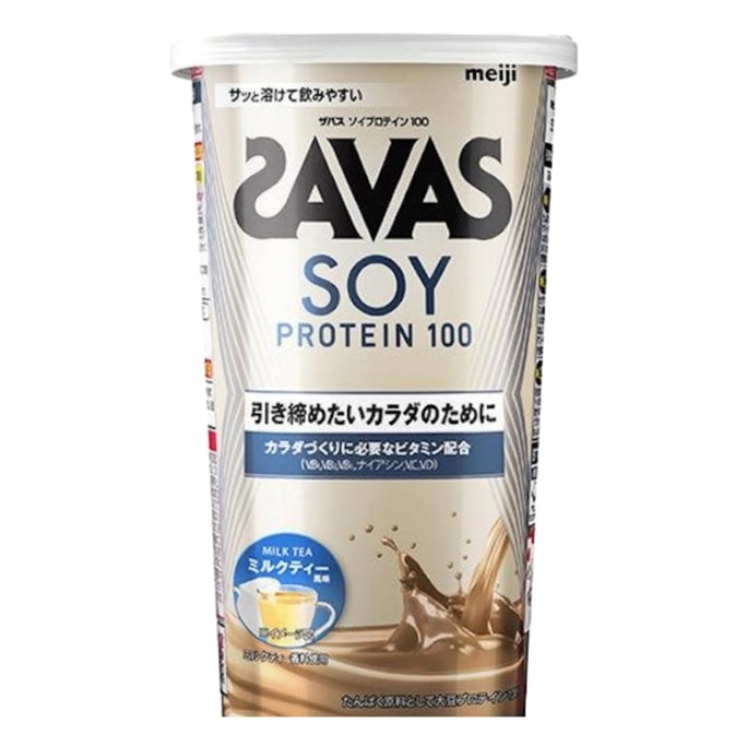 MEIJI WHEY PROTEIN POWDER milk tea flavor SPORTS VITAMIN B HEALTH 224G