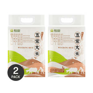 陽光100 五常米 稻花香米 2.5kg *2【2份超值裝】【軟糯香甜東北米】