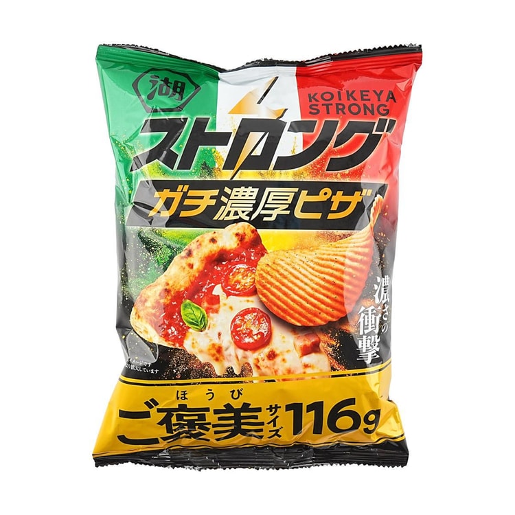 湖池屋 ポテトチップス ごほうびサイズ 濃厚ガチリッチピザ 4.09オンス