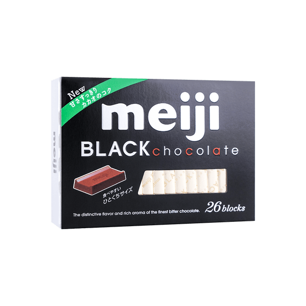 商品详情 - 日本MEIJI明治 盒装高级黑巧克力 120g - image  0