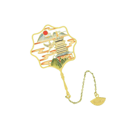 Bookmarks creative metal bookmarks travel features attractions souvenirs Leifeng Pagoda