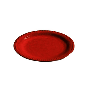 Modern Housewife Red Plate For Household Use * 1 Piece