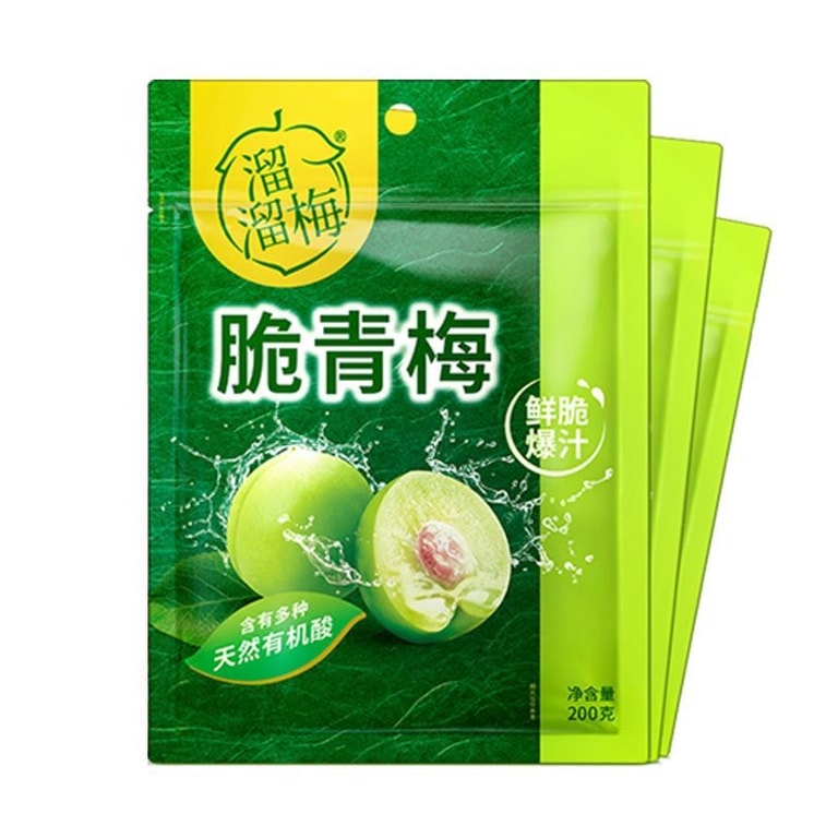 鹽津鋪子 溜溜梅 脆青梅 清甜脆爽 梅子 解膩 青梅 390g【3大袋】 梅果 蜜餞 【溜溜梅 大牌子 梅子專業戶】 4