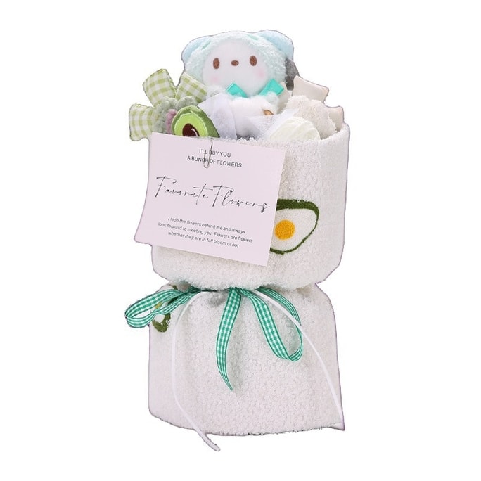 FOXTAIL 【節日限定】毛絨玩偶花束 公仔 玩偶 成品 生日禮物 節日 伴手禮-帕恰狗 1個