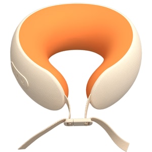 【輪滑世界冠軍郭丹代言品牌】 中國 和正HEZHENG 升級L型按摩頭頸椎按摩器 橘色 1件