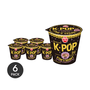 K-POP Star's Secret Cup Noodles , Beef Udon Flavor , 1.33oz  *6【6 Packs】【 Low-Calorie 】