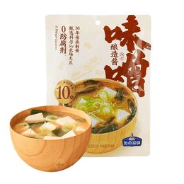 加点滋味 味噌汤调料包 汤料包 10条装 200g【超简易还原日式味噌汤 在家美美过暖冬】