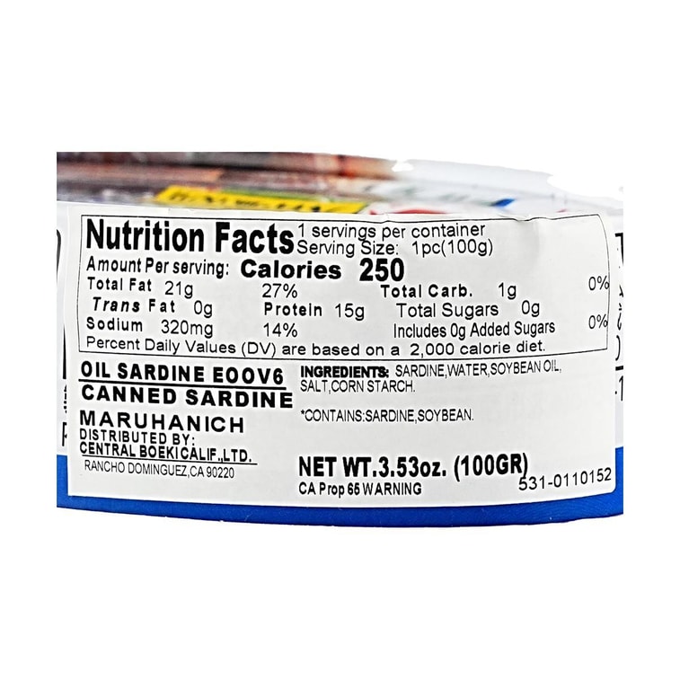 Canned Sardines in Oil, 3.53 oz【Ready to Eat Japanese Sardine Rich in DHA】 4