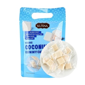 泰國KUNNA 椰子口味軟糖 89g【泰國超人氣點心】