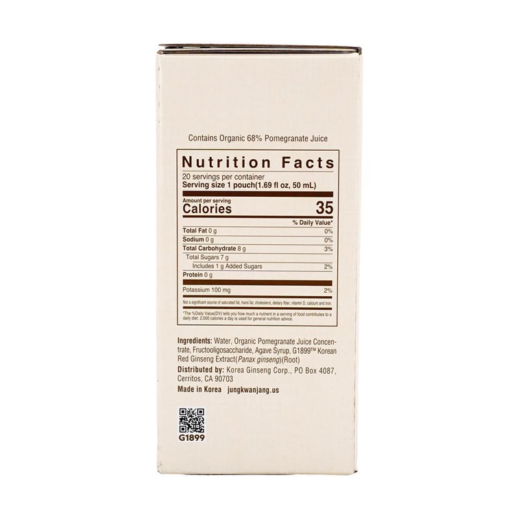 Pomegranate with Korean Red Ginseng, 20 pouches 8