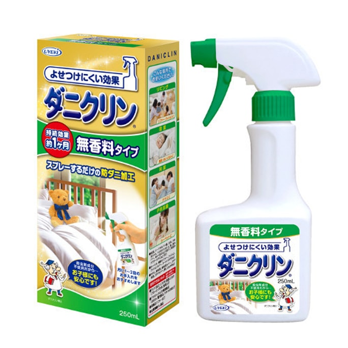【日本直邮】日本UYEKI除菌除螨 无香料型 250ml