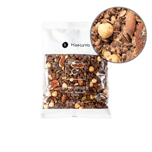 Kaka's Baked Oatmeal Ready To Drink Nutritious Breakfast Yogurt Pure Fruit Nuts Black Chocolate 280g * 1 Bag