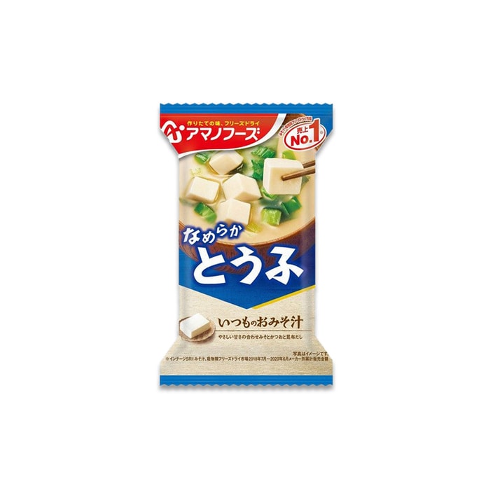 [일본 직배송] 아사히 아마노 식품 두부 된장국 10g