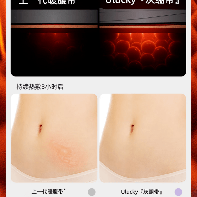 Heating Belt for Menstrual Relief Warm Womb Belt for Period Pain Miracle Solution for Menstrual Cramps Warm Moxibustion for Menstrual Discomfort Perfect Gift for Girlfriends Manta Purple Single Pack 3