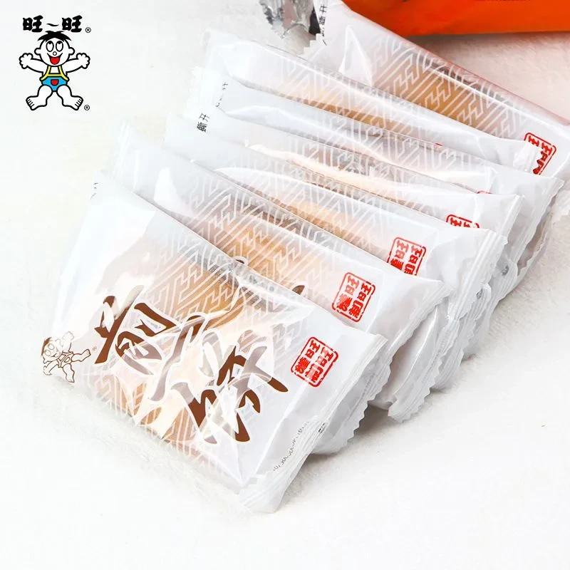 台湾 旺旺 煎饼铁板煎饼经典原味奶香饼干零食116克*1袋