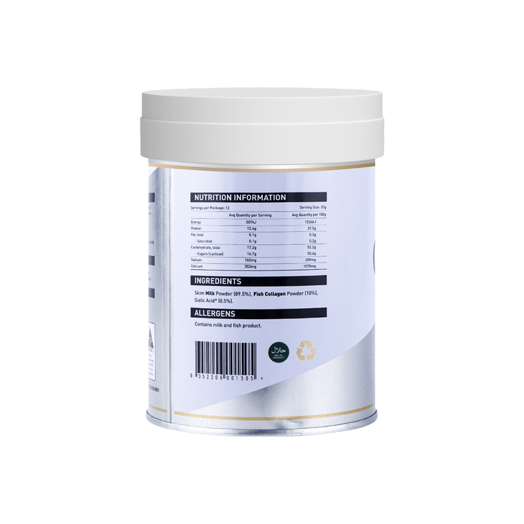 澳洲BIO-E 膠原蛋白調製奶粉 魚膠燕窩奶粉 高鈣脫脂 400g 補充蛋白質健身營養品 4