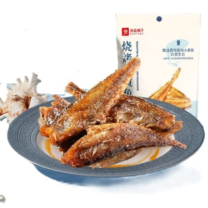 【中国直送】梁品店 焼きイシモチ、パリパリ乾燥魚、シーフードスナック 100g