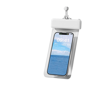 Mobile Phone Waterproof Bag With Touch Screen Snorkeling Waterproof 0 Delay Touch Screen Gardenia White * 1