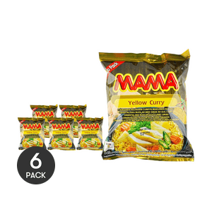 Instant Noodles, Yellow Curry Flavor , 3.17 oz *6【6 Packs】