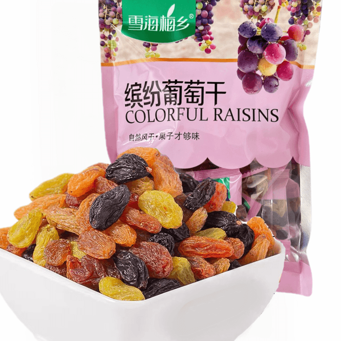 Three Flavors Rainbow Raisins 165g