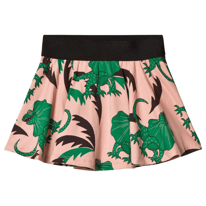 Mini Rodini Kids Girls Draco Skirt In Green 3-5Y