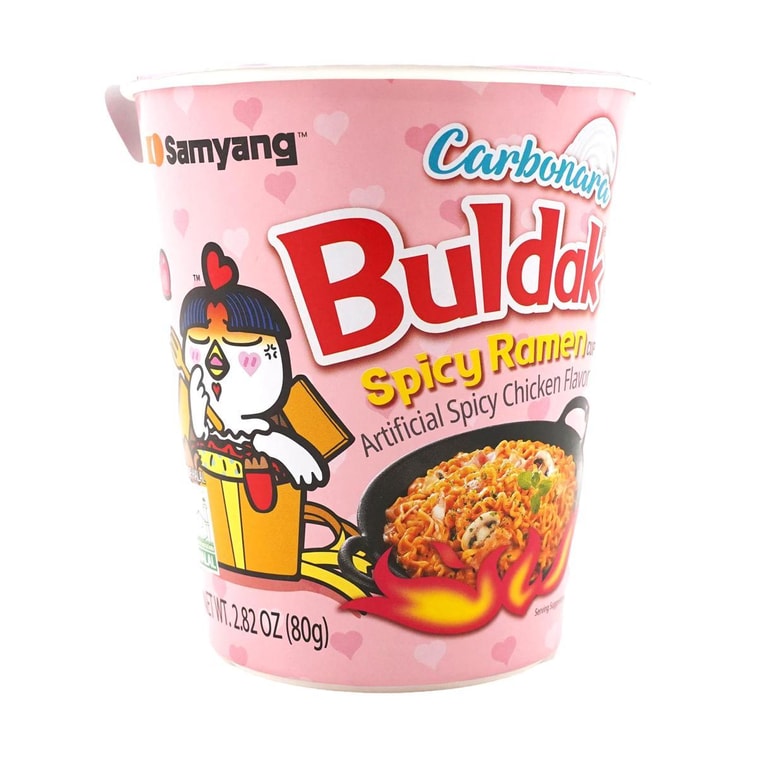 韩国SAMYANG三养 BULDAK 粉色火鸡面拌面 辣鸡肉拉面 奶油芝士味 杯装 80g 7