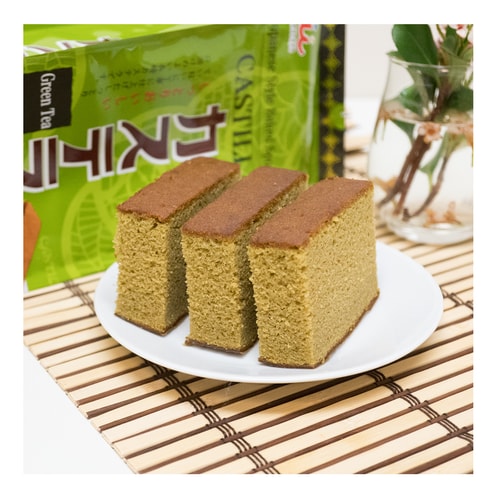 IMURAYA Castilla Japanese Style Baked Sponge Cake Matcha Flavor 10