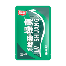 Green Spicy Strips, Lvshuang Nostalgic Snack, 72g