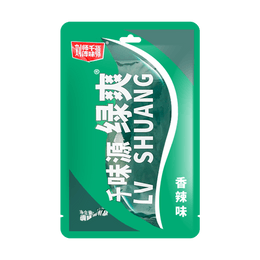 녹색 매운 스트립 Lvshuang 향수 스낵, 72g