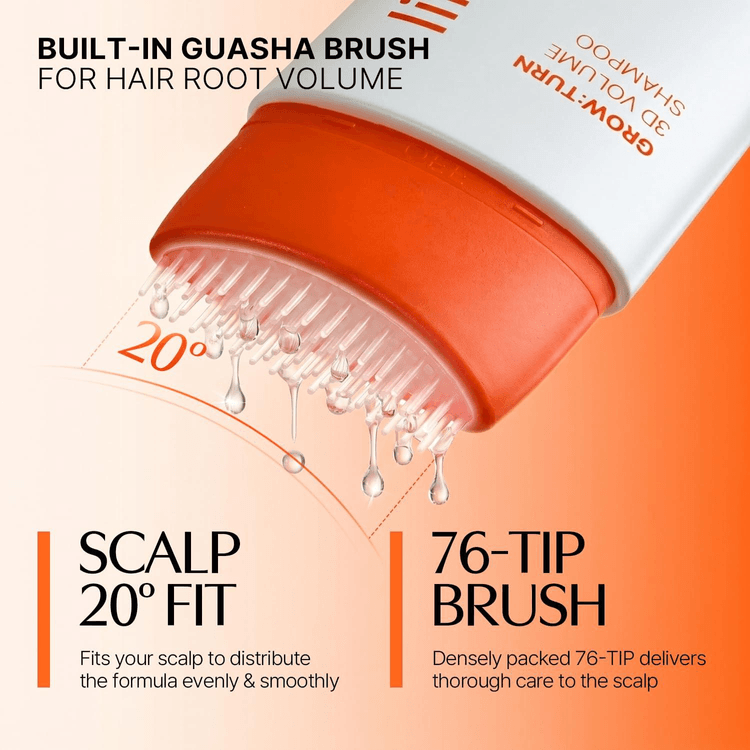 Grow Turn Exosome 3D Volume Brush Shampoo 200 mL - Yami.com