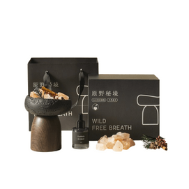 【中国直邮】 亲太太 原野秘境香薰礼盒高级感扩香石家用无火香氛摆件送礼香薰 一套装  栀子味