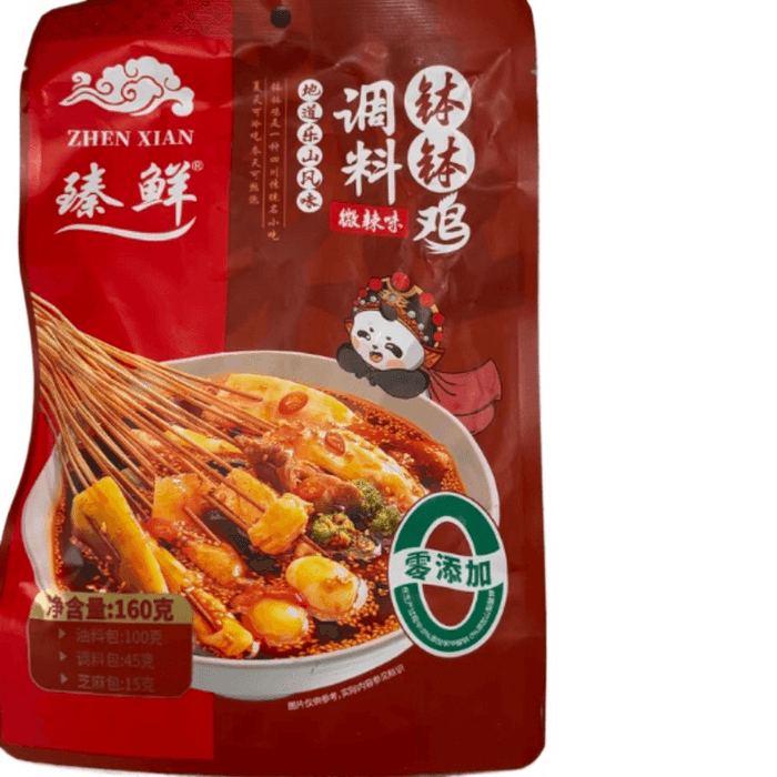 【中国直邮】 臻鲜 四川乐山钵钵鸡调料微辣味 160g*1袋