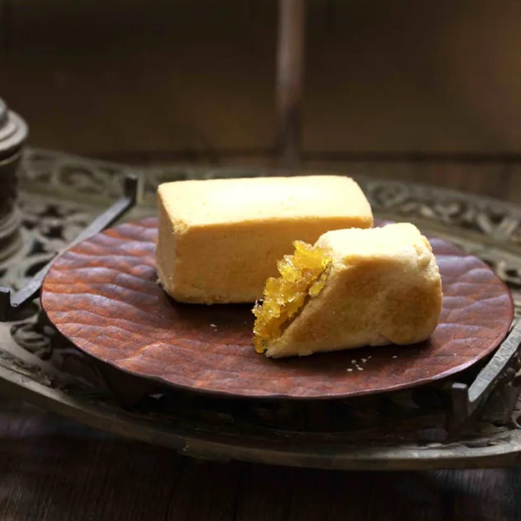 台湾维格饼家 平安旺来金砖礼盒 苹果凤梨酥 10枚入 500g【金黄酥软 醇香清甜】【送礼有金砖 好运滚滚来!】 4