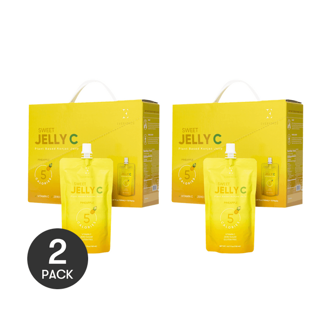 콜라겐 비타민 C 곤약 젤리 파인애플맛 146ml * 10개입 * 2【실속형 패키지】