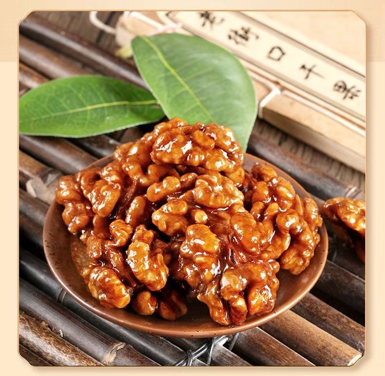 老街口 新貨小山核桃仁堅果【 琥珀糖衣】酥脆香甜不粘牙核桃仁158g*袋